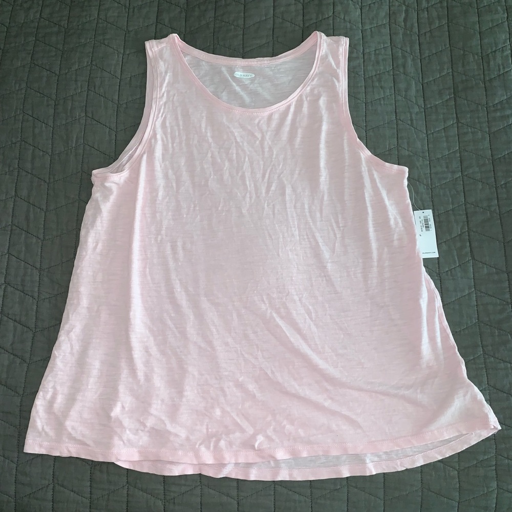 NWT Old Navy Women’s L Lt Pink Tank